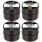 Nail Art Elastic Gel Polish for Carving and Painting Designs, 4 Colors