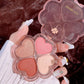 Lucky Clover Eyeshadow Palette, Daily Earthy Color, Fine Glitter, Pearlescent Matte, Pure Lust Four-Color Eyeshadow Palette