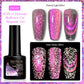 LILYCUTE 7ML Auroras Glitter Thermal Gel Nail Polish Temperature Color Changing Semi Permanent Soak Off Nail Art UV Gel Varnish