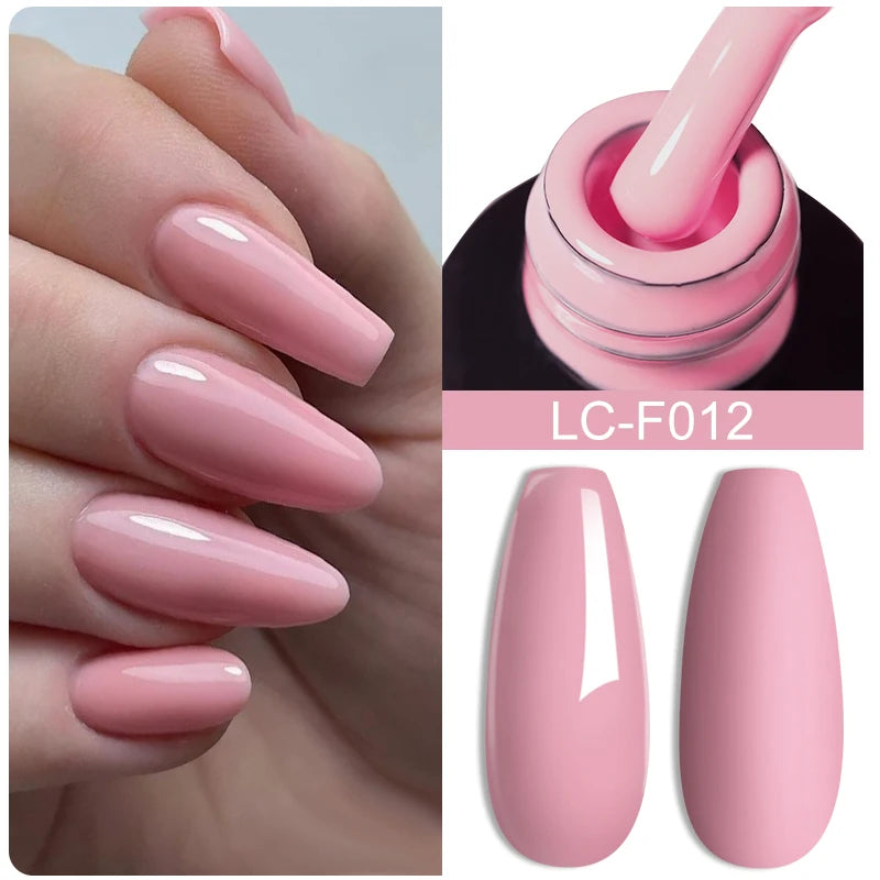 LILYCUTE Fluorescent Nail Gel Polish Orange Red Neon Bright Color Summer Series Soak Off For Manicure Nail Art UV Gel Varnish