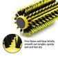 Professional Round Wooden Hair Brush 6 Sizes Boar Bristle Mix Nylon Salon Women Hair Styling Tools Yellow Brazil Hair Curlerl