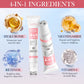 SADOER 4in1 Roll-on Moisturizing Eye Cream Anti Dark Circles Eyes Bags Firming Moisturizing Eye Serum Skin Care for Beauty Eyes