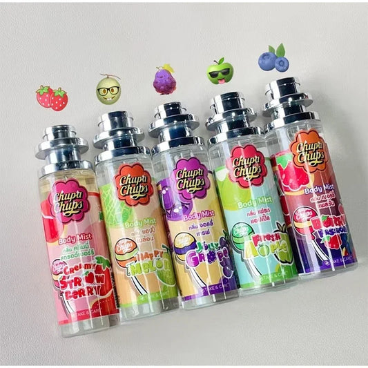 Thai Fruity Perfume,Clothing Fragrance Spray,Sweet Strawberry/Cantaloupe/Grape/Berry Scent,Lady Fresh Body Mist,Summer Deodorant