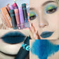 Gothic Matte Black Lipstick Waterproof Lasting Mousse Lip Mud Nude Brown Lipstick Blue Punk Lip Gloss Makeup Dark Red Lips Tint