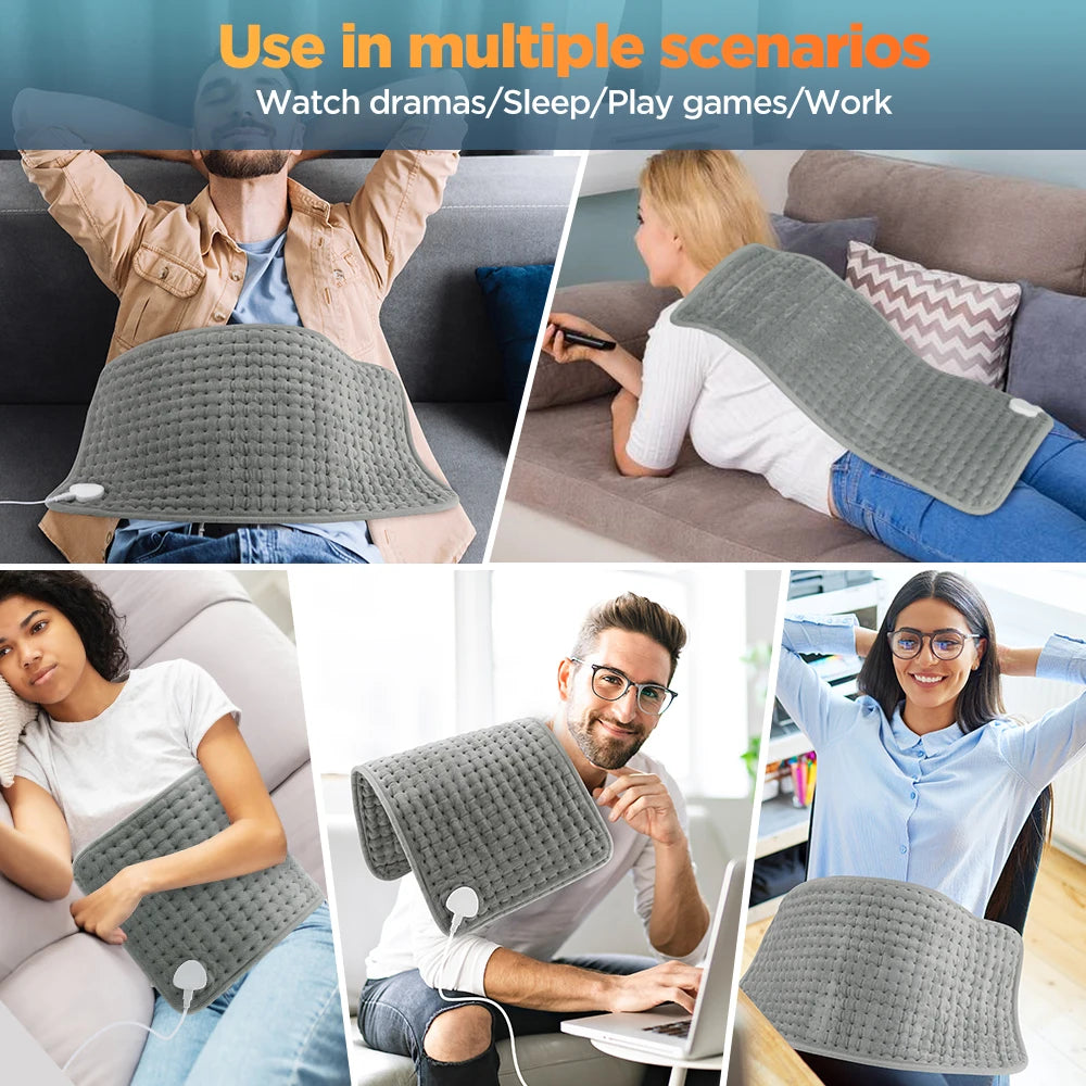 50*100cm Home Electric Heating Pad Back Shoulder Office Winter Warming Blanket 10 Heat Thermal Mat Abdomen Period Menstrual Belt
