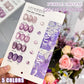 Vendeeni 5 Colors Purple Crystal Cat Eye Gel Nail Polish Set Magnetic UV Soak Off Gel Varnish Lavender Cat Eye Gel With Display