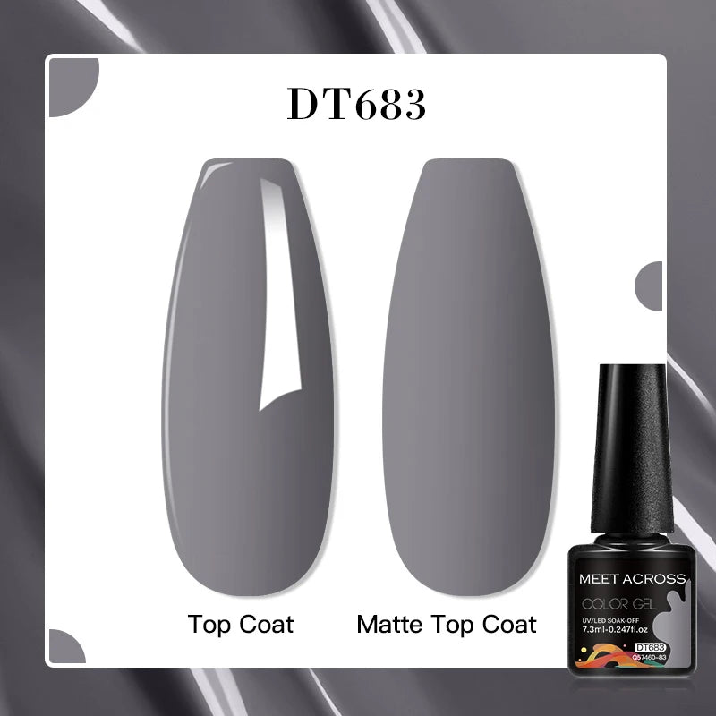 MEET ACROSS 7ml Golden Cat Magnetic Gel Nail Polish Dark Brown Red Green Christmas Nail Art Varnish Winter Autumn For Nails