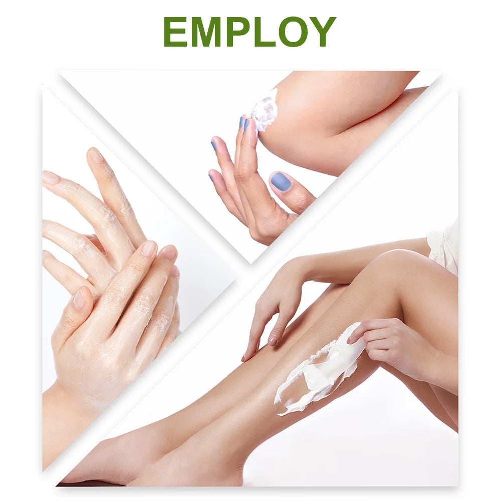 Tea Tree Oil Foot Cream Improves Skin Roughness Softens Cracked Feet Exfoliating Daily Foot Care Solution Lasting Moisturization