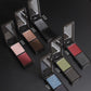 Biya 2 Color Eyeshadow Protable Red Black Plate Matte Eye Shadow Dark Smoky Cosmetics Makeup Party Halloween Diy Makeup