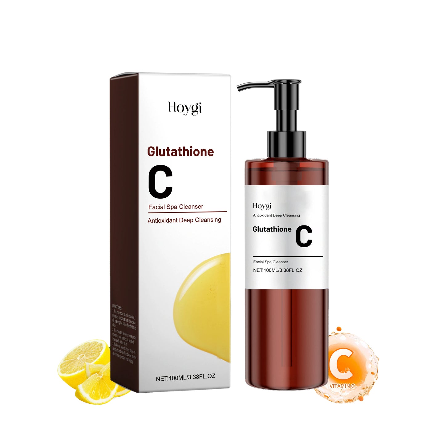 Vitamin C Cleansing Oil Makeup Remover Oil Deep Cleansing Pore Dirt Remove Blackhead Non-greasy Smooth Refreshing Cleansing Oil