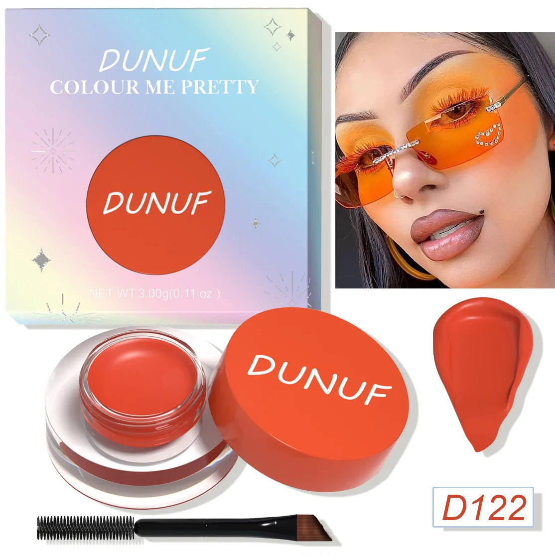 Multipurpose Cream Eyeshadow Eyeliner Waterproof Matte Finish 12 Shades For Professional Makeup Artists And Beginners