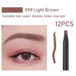 HAOZHUANG Waterproof Long-Lasting Eyebrow Pencil with Soft Brush – Smudge-Proof Daily Eyebrow Makeup Tool