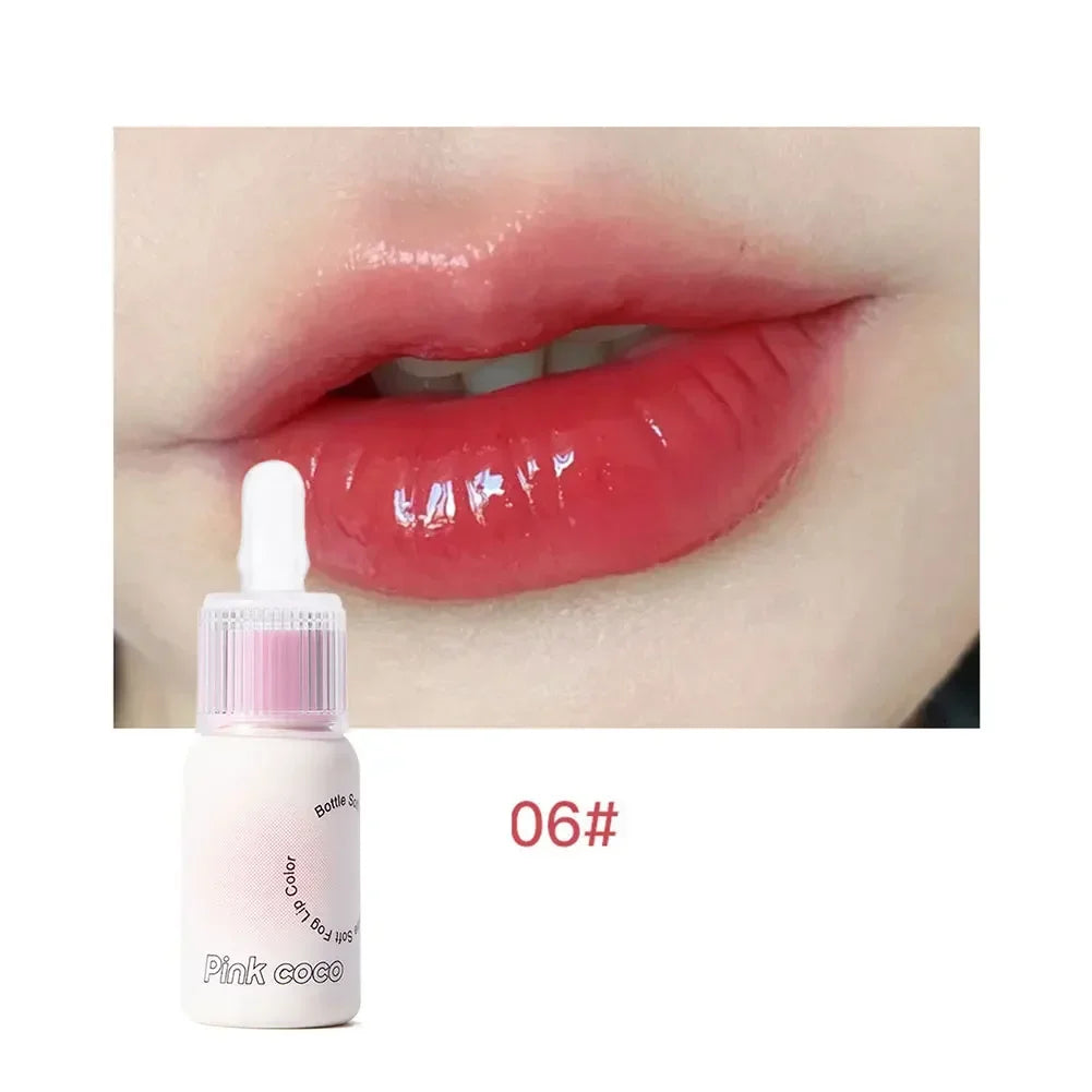 Small Bottle Mirror Lip Glaze Water Light Glass DuDu Lip Gloss Parity Show Ginkgo Frozen Lip Lipstick Lip Makeup Korean Cosmetic