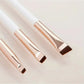 3-Piece Eyeliner & Eyebrow Brushes Set - Ultra-Fine & Flat Tips for Precise Control, High-Quality Precision Makeup Application