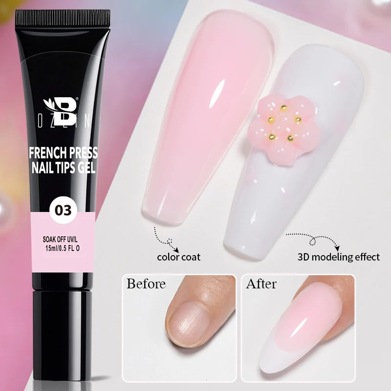 AWStorG 15ML Super Top Coat  Function Gel No Wipe Matte Top Gel Transparent Soak Off  UV LED NailArt Manicure Gel Varnish Primer