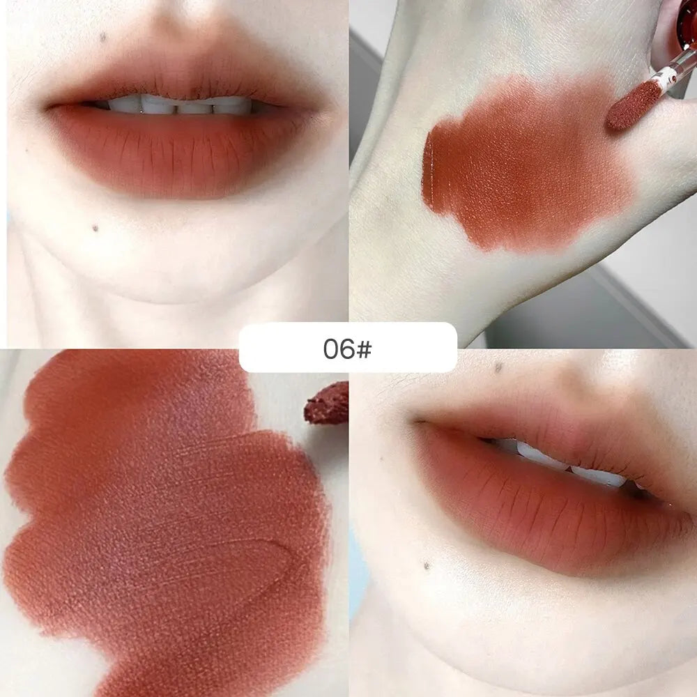 Artistic Soft Mist Mousse Lip Glaze – Velvet Matte Lipstick, Long-Lasting, Non-Sticky Cosmetic Lip Makeup