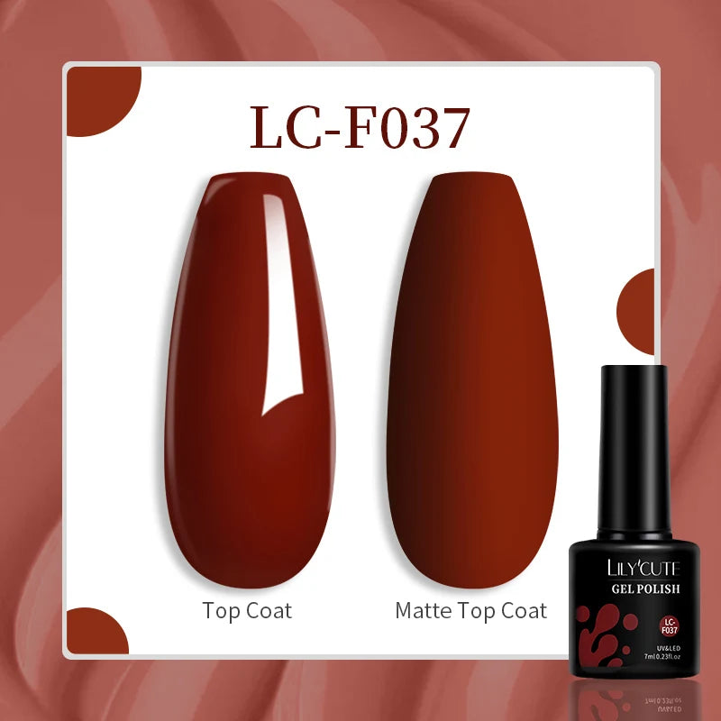 LILYCUTE 7ML Eggshell Gel Nail Polish White Black Material Semi Permanent Autumn Varnish With Any Color Gel Soak Off UV Manicure