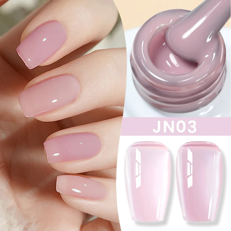 BORN PRETTY 6 in 1 Nail Glue Gel Extra Strong Adhesive for Press on Nails Clear Acrylic Tips Extension Gel Strengthener Gel