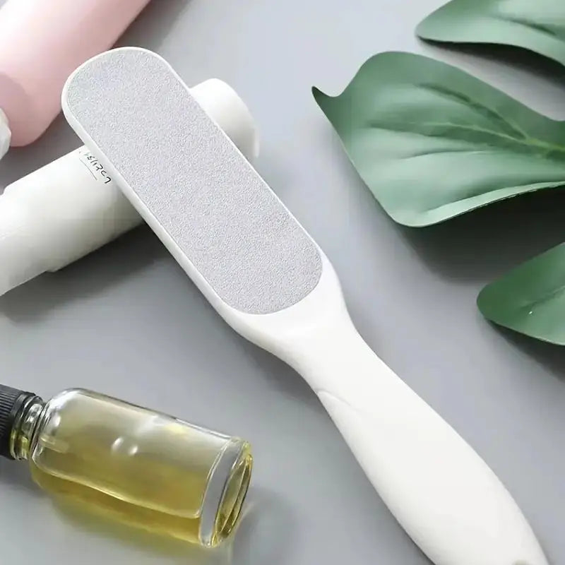 Professional Stainless Steel Dual-Sided Foot File - Callus & Dead Skin Remover Pedicure Tool for Smooth Soft Feet