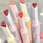 Gege bear flower words honey lipstick moisturizing mirror gloss jelly love lipstick lipstick pen