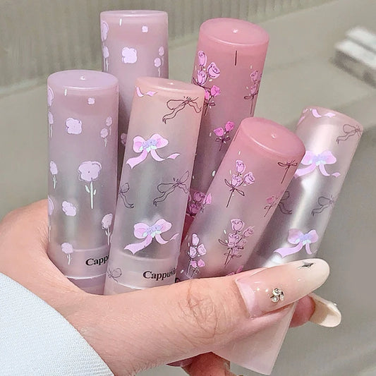 Flowery Dish Language Lip Gloss – Mirror Lip Glaze, Water-Light, Long-Lasting Moisturizing Lip Makeup