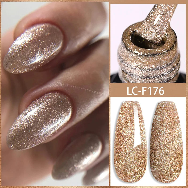 LILYCUTE 5ml White Black Liner Gel Nail Polish Colorful French Painting Stripe Semi Permanent Drawing Nail Art UV Gel Varnish