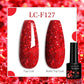 LILYCUTE 7ML Eggshell Gel Nail Polish White Black Material Semi Permanent Autumn Varnish With Any Color Gel Soak Off UV Manicure