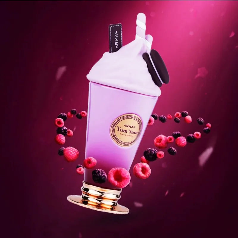 Armaf Yum Yum Eau de Parfum Spray 100ml Original Arab Perfumes Lasting Floral Fruity Fragrance Perfume Cologne for Women Makeup