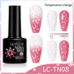 LILYCUTE Thermal Nail Gel Polish 3 Layers Temperature Shiny Color Changing Series Semi Permanent  Soak Off UV Nail Gels Polish