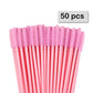 25pcs Silicone Mascara Wands Applicator Disposable Eyelash Brushes Comb Beauty Makeup Brush For Women Eyelash Extension tools