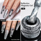 7ml Red Series Cat Magnetic Gel Nail Polish Sparkle Glitter Semi Permanent Nail Art UV Gel Varnish Manicure For Valentines Nails