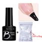 LILYCUTE 15ML Quick Extension Gel Nail Polish Nude Milk White Color Finger Prolong Acrylic Crystal Construction Hard Gel Varnish