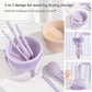3-In-1 Silicone Makeup Brush Cleaner Mat & Drying Rack - Cosmetic Brush Cleaning & Air Dry Tool, Beauty Tool Organizer Kit