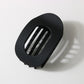 Fashion Oval Flat Hair Clips for Women New Design Leopard Large Flat Round Claw Clip French Hair Clips Trendy Hair Accessories