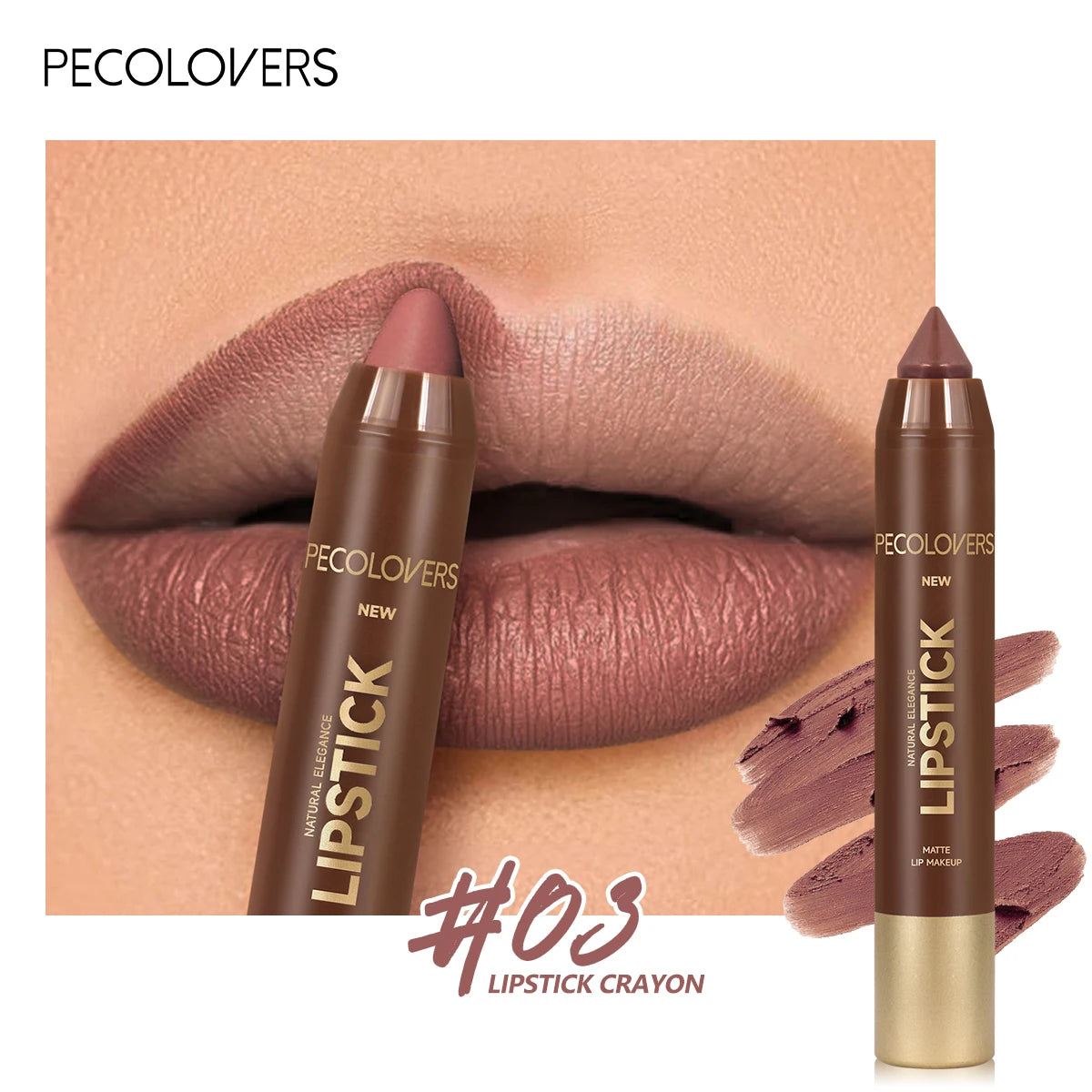 Fine Tip Lip Liner Pen – Soft Mist Matte Lip Crayon, Brown & Red Lipstick Pencil, Lip Contouring, Outline Tint Cosmetic