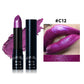 15Colors Metallic Glitter Lipstick Waterproof Lasting Diamond Pearlescent Metallic Lipstick Blue Lip Gloss Women Makeup Cosmetic