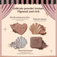 Flower Knows Chocolate Shop Highly Pigmented Eyeshadow Palette Shimmer Matte Glitter Long Lasting Vegan Eye Shadows Cruelty-free