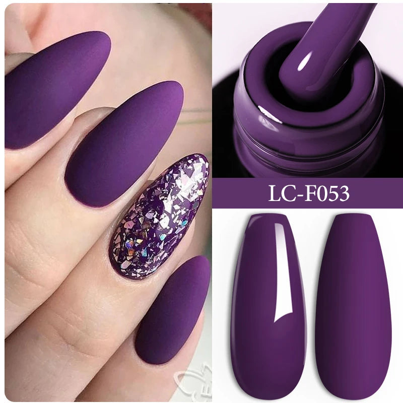 LILYCUTE Thermal Nail Gel Polish 3 Layers Temperature Shiny Color Changing Series Semi Permanent  Soak Off UV Nail Gels Polish