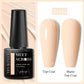 MEET ACROSS 7ml Black White Red Gel Nail Polish Glitter Semi Permanent Nail Supplies Gel Vernis for All-Season Nails Design