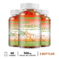 Turmeric Gummies - Supports Joint, Digestive, and Cardiovascular Health - Gluten Free, Non GMO