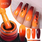 MEET ACROSS 7ml Eggshell Thermal Gel Nail Polish Temperature Changing Gradient Nail Art Varnish Winter Soak Off Gel For Nails