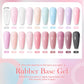 BORN PRETTY Milky Pink Rubber Base Gel Nail Polish Glitter 15ml Semi-Permanent Varnish Soak Off Self Leveling UV LED Gel