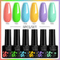 LILYCUTE 6PCs/Set Gel Nail Polish Set Kit Glitter Nail Gel Sequin Vernis Semi Permanent For Manicure Varnish UV LED Nail Art Gel