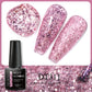 MEET ACROSS 7ml 140 Colors Glitter Gel Nail Polish Fluorescent Laser Semi Permanent Soak Off Nail Art UV Gel Varnish Manicure
