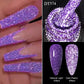 MEET ACROSS 7ml Reflective Glitter Gel Nail Polish Pink Green Purple Sparkling Soak Off UV Gel Polish for Manicure DIY Nail Art