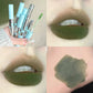 Soft Mist Matte Lip Gloss Punk Green Lip Glaze Mousse Velvet Lip Mud Long-lasting Non-drying Lipstick Halloween Makeup Cosmetics