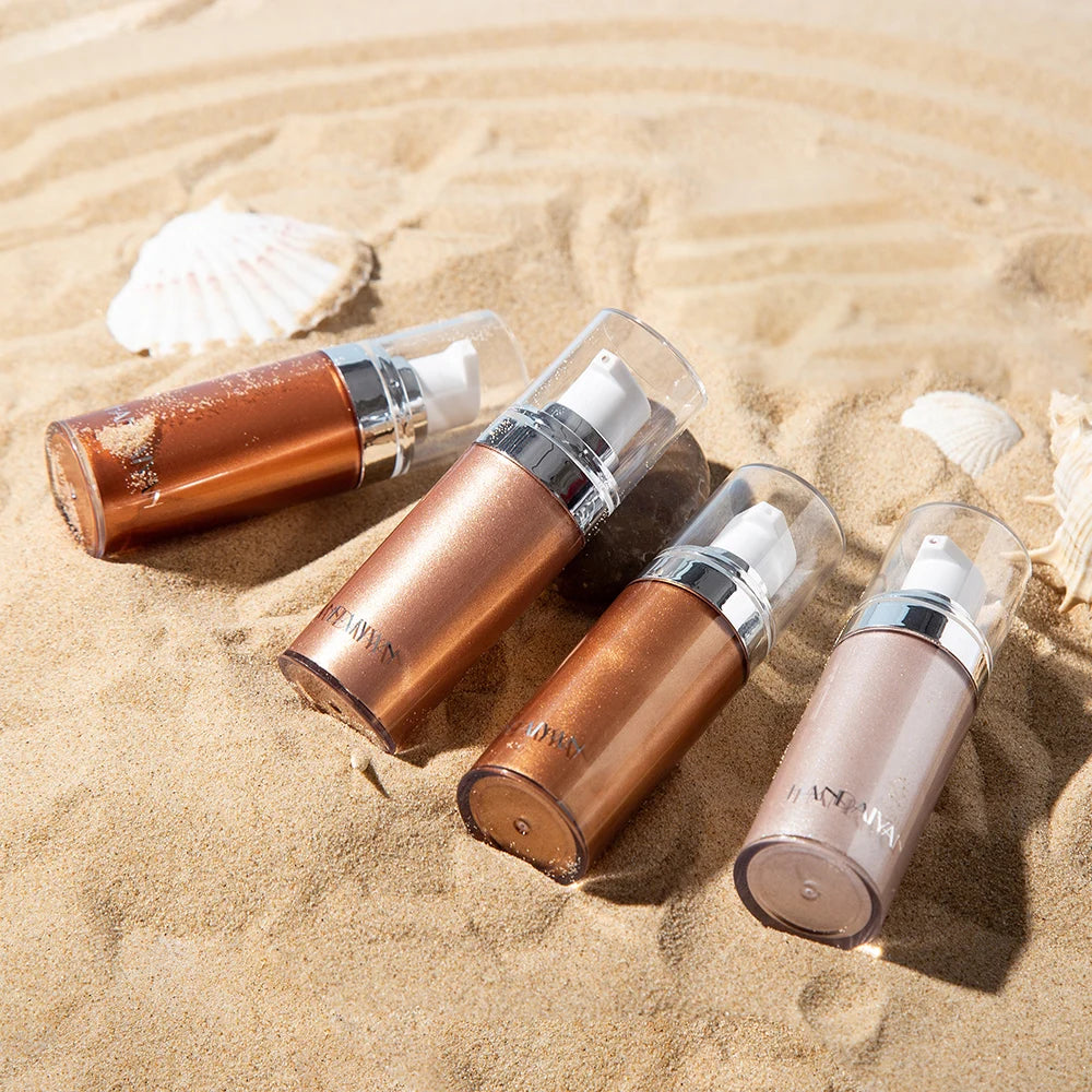 HANDAIYAN Face Highlighter Lotion Summer Beach Sexy Full Body Glow Body Highlighter