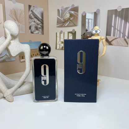 9PM Eau De Parfum for Men Fresh Spicy Scent with Bergamot Cinnamon Amber Vanilla Long Lasting Cologne Bold Masculine Fragrance