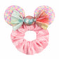 Disney Mouse Ears Velvet Scrunchies Hairband Women Elastic Ponytail Holder Girls Sequin Bow 2023 Kids Party DIY Hair Accessories
