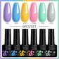 LILYCUTE 6PCs/Set Gel Nail Polish Set Kit Glitter Nail Gel Sequin Vernis Semi Permanent For Manicure Varnish UV LED Nail Art Gel